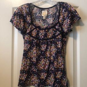 Sweet Anthropologie floral top